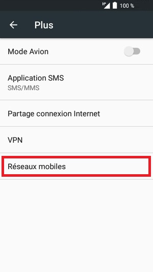 Rétablir les paramètres Internet/MMS par défaut